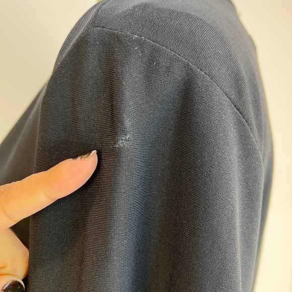 Ashley Stewart Romper Maxi Kimono Style Dress Printed Black - Picture 7 of 11